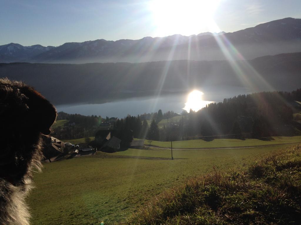 Ruhige Wohnung Mit Schoenem Eigengarten In Seeboden Am Millstaettersee المظهر الخارجي الصورة