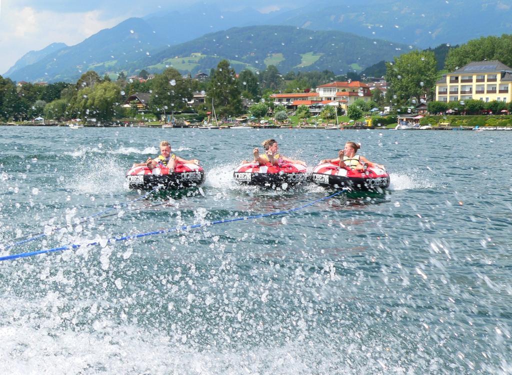 Ruhige Wohnung Mit Schoenem Eigengarten In Seeboden Am Millstaettersee المظهر الخارجي الصورة